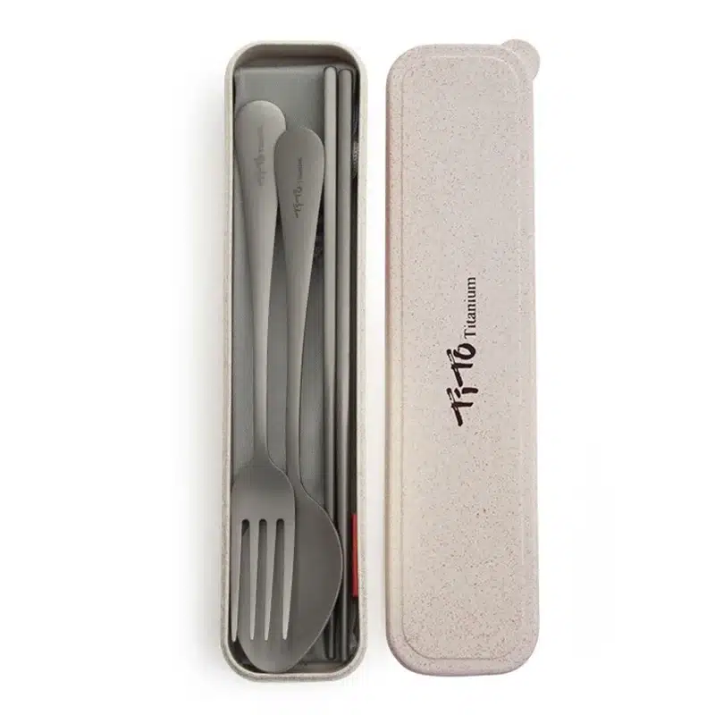 Pure Titanium Cutlery Set