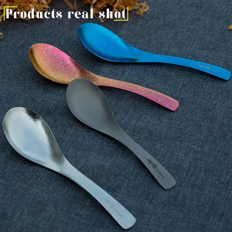 TiTo Titanium Soup Spoon in four colors
