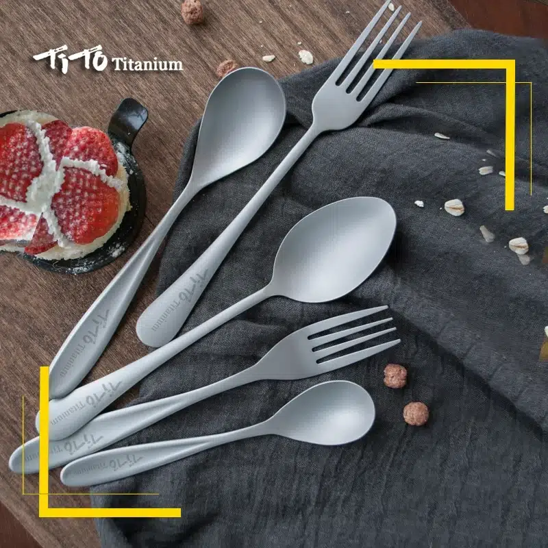 TiTo Titanium Spork and Spoon